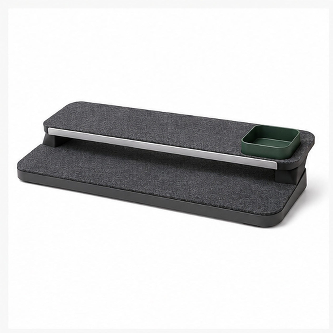 KeyNest Duo – Repose-poignets ergonomique avec plateau d’organisation