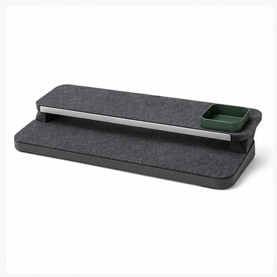 KeyNest Duo – Repose-poignets ergonomique avec plateau d’organisation